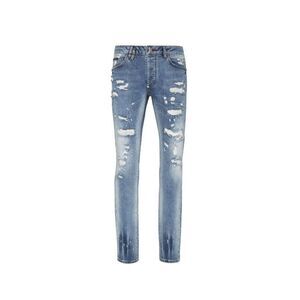 PHILIPP PLEIN Men's Distressed Ripped Jeans Men FRESH AIR Pants